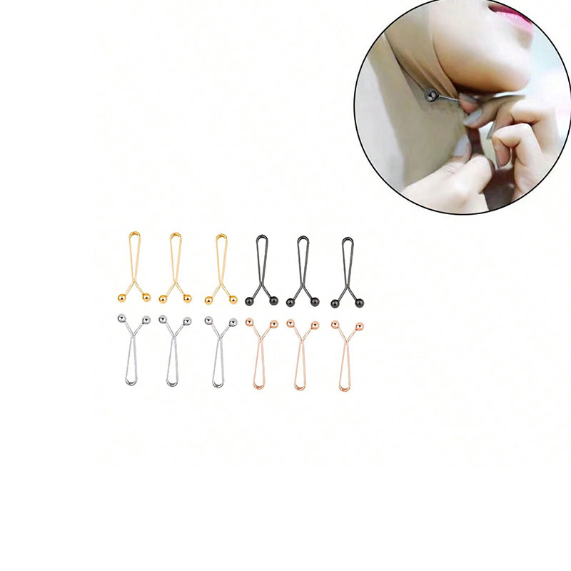 Cross pin metal scarf clip scarf shawl clip brooch decorative accessory
