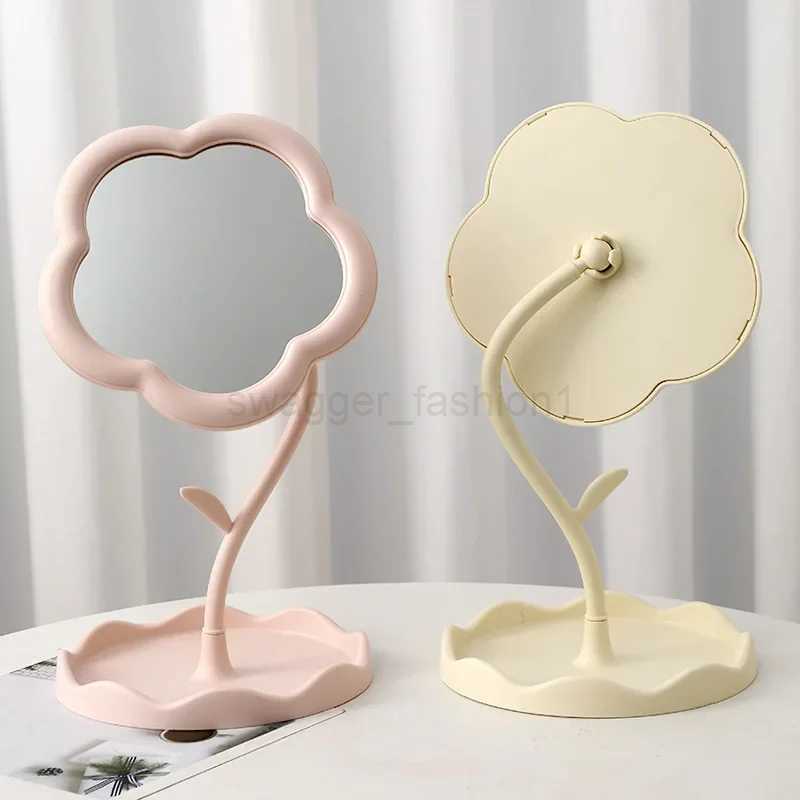 Sunflower Makeup Mirror Girl Dresser Desktop Hanging Jewelry Beauty Mirror Bedroom Dorm Dressing Mirror Removable PortableXJ240813