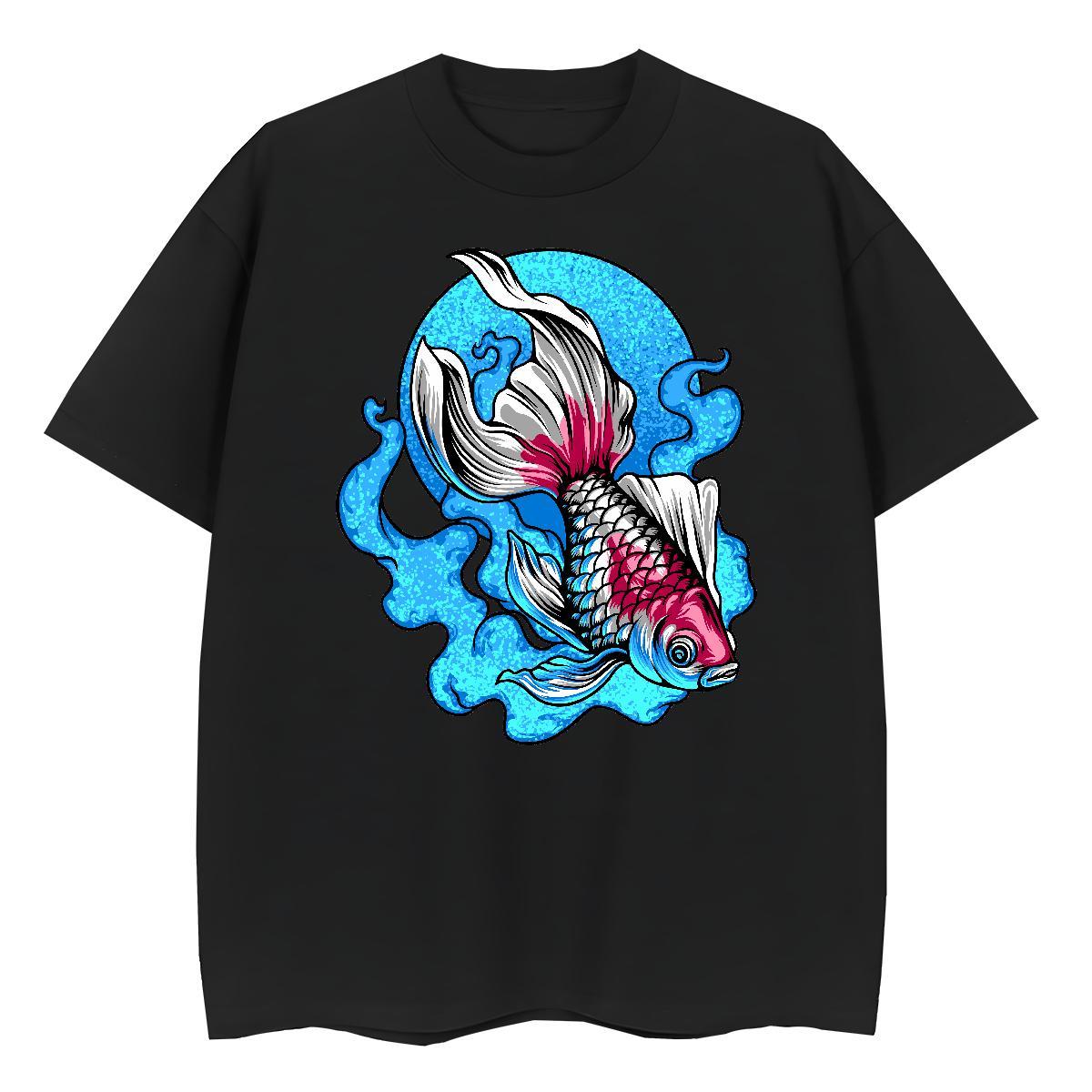 New Designer Men Clothes T-Shirt Casual Beach 230g Cotton Tops Breathable Short Sleeve Cool Design T Shirt For Man Plus Size Cartoon