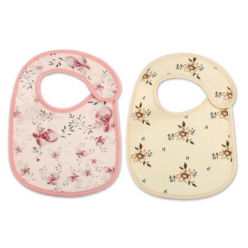 Bibs Burp Cloths Korean Style Baby Waterproof Bibs New Infants Boy Girl Cotton Feeding Saliva Towel Newborn Toddler Soft Burp Cloth For Kids BibL4812