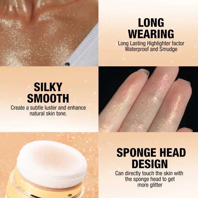 Shiny high gloss diamond powder shiny high gloss facial and body makeup bright makeup W240812