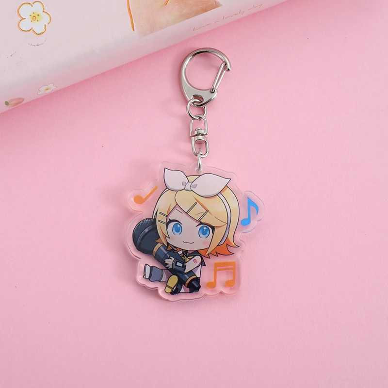 Acrylic Keychain cartoon Character Decorative Keybag Pendant Clothing Accessories W240808