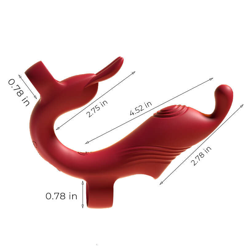 womes sex toys Tease bunny Magnetic charging 9-frequency dual motor vibration Sex toys for women Black, red sex toys for couples