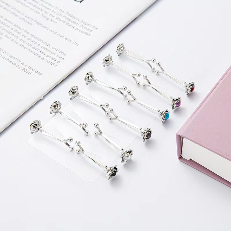 Rose headscarf shawl scarf clip fixed clip brooch pin