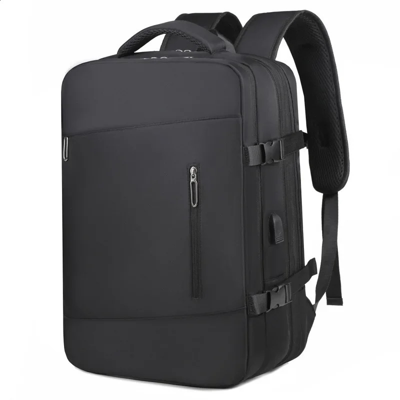 Super Charging Large Capacity Bags Business Multi functional Backpack Expandable Airplane Travel 240813
