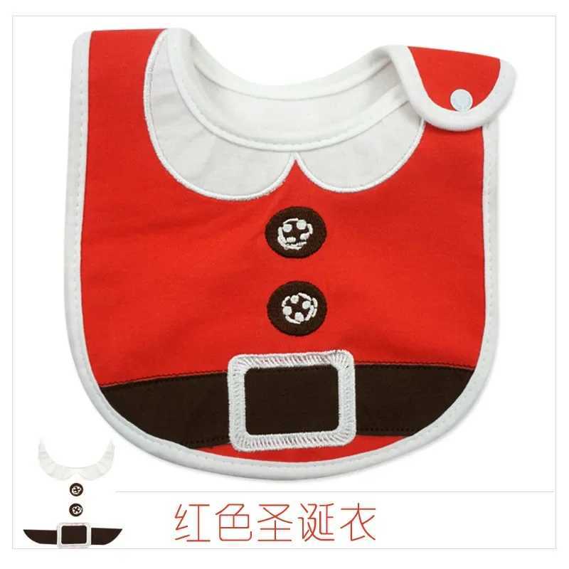 Bibs Burp Cloths Soft Baby Bibs Saliva Towel 3 Layers Baby Girls Cotton Bibs Christmas New Year Little Boys Waterproof Infant Burp ClothsL4812