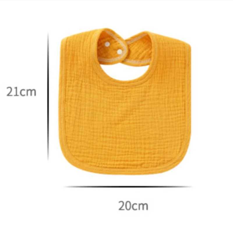 Bibs Burp Cloths Baby Bibs Spring Summer Thin Bib 4-layer Muslin Children Cotton Infant Boys Girls Saliva Towel Newborn Burp Cloths AccessoriesL4812