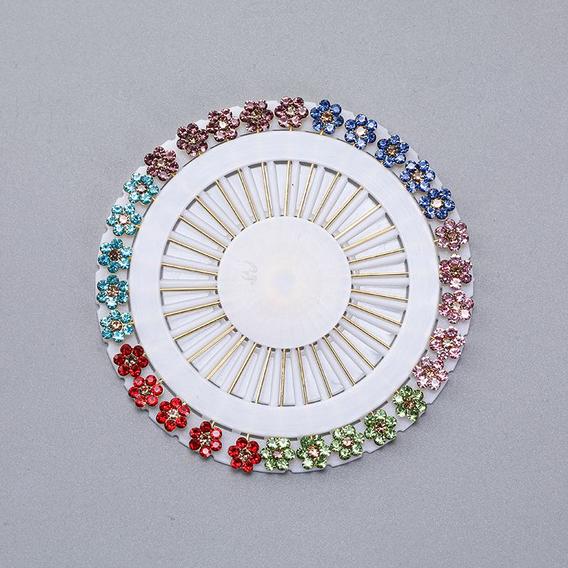 Butterfly Plum Blossom Plate Needle Fashion Women's Silk Scarf Headband Cover Needle Fixed Anti slip Pin Brooch