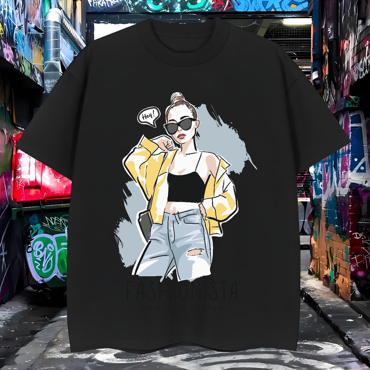 Brand character T Shirt For Man Street Tshirt for Man Woman 100% Cotton 230g Classic Casual Breathable Short Sleeve Plus Size Cartoon Tee Shirt