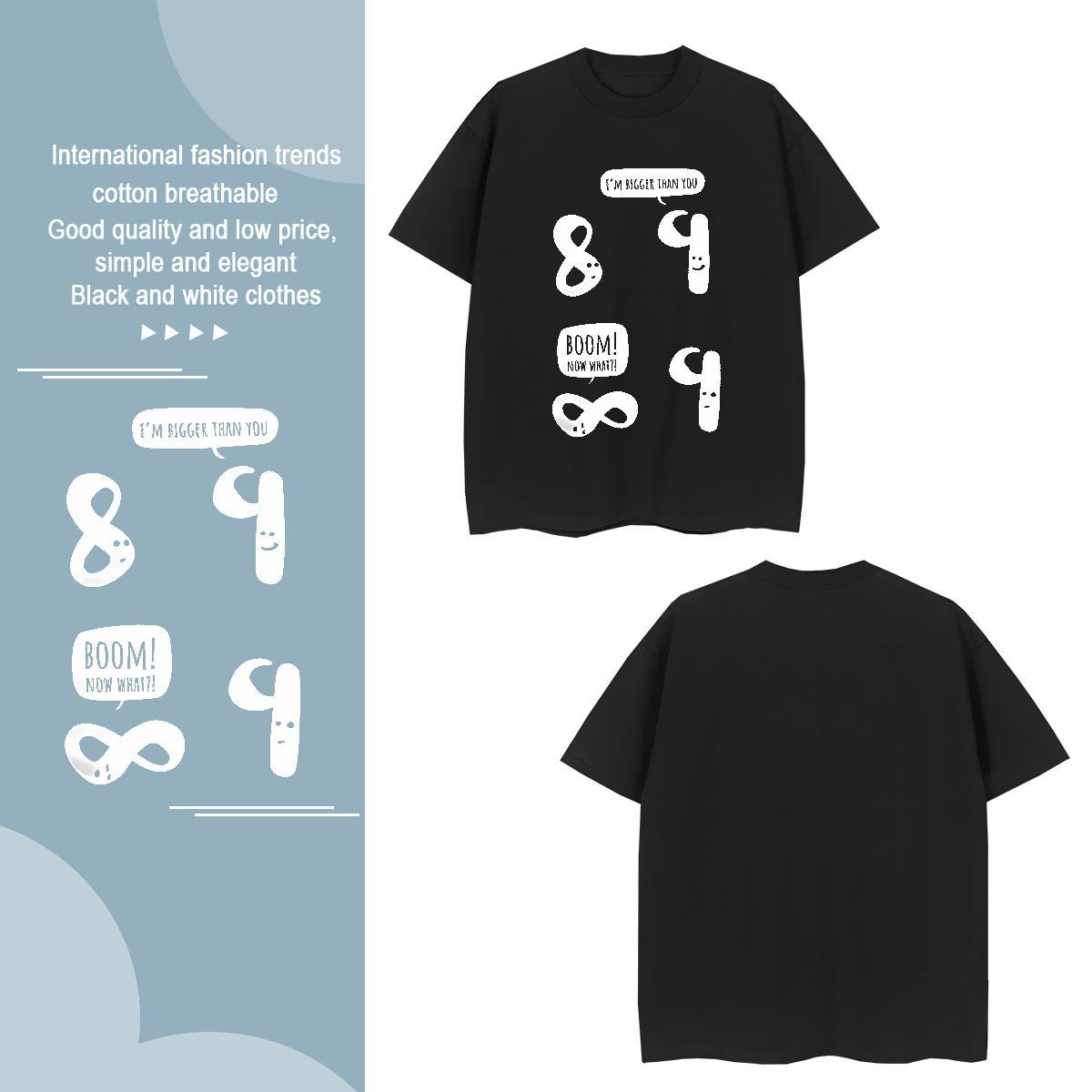 Unisex letter Mens T Shirts Street wear Hip Hop Men Tops Tees 230g 100% Cotton 2024 Short Sleeve O-Neck Oversized 3XL 4XL Clothings