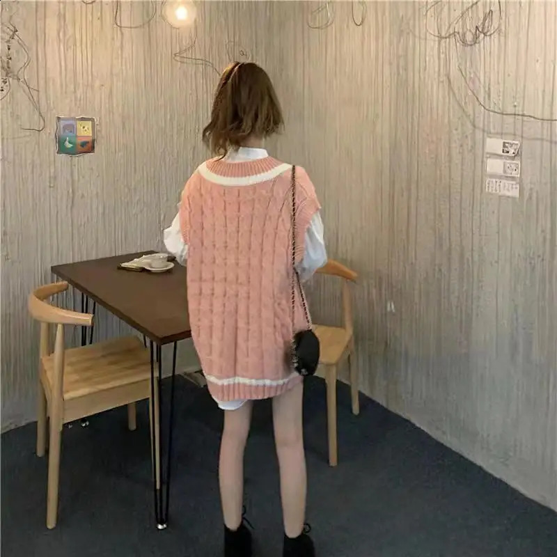 White Japanese Harajuku Kawaii Sweater Women Fairycore Preppy Style Long Sleeve Sweaters Korean Fashion Two Piece Set Clothes 240812