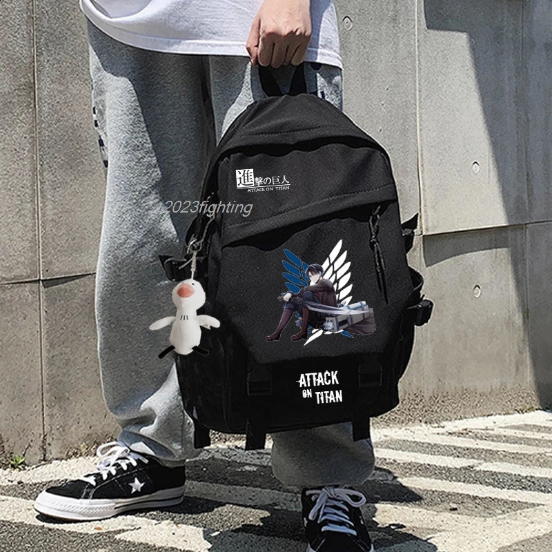 Attack Titan Backpack Travel Student College Unisex School Bag Cool Laptop Mochila Fashion for Men and Women 240813