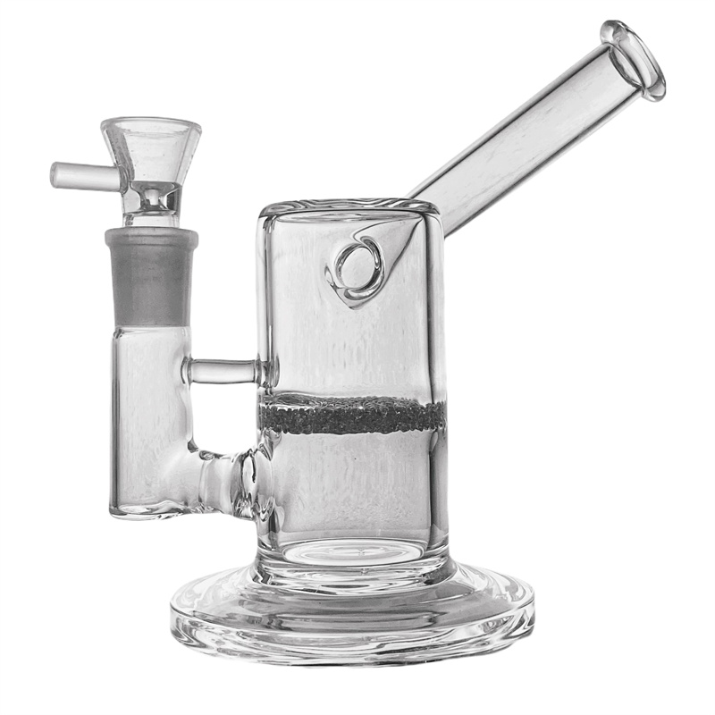 6.6-inch sintered disc filter glass hookah dab rig hookah pipe bongs GB-215