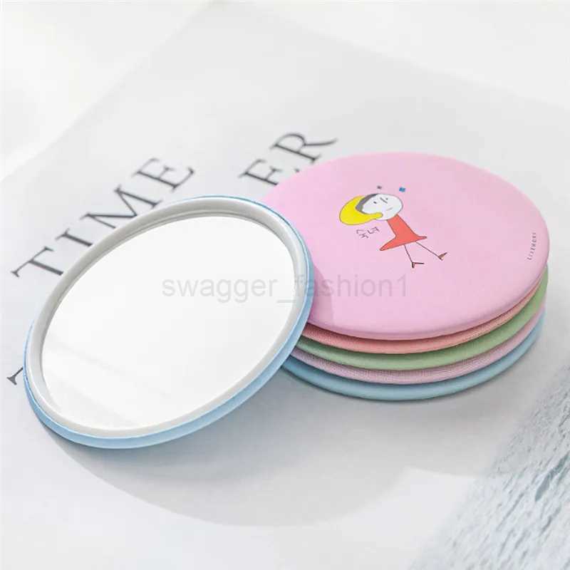 1pc Makeup Mirror Portable Hand Mini Make Up Mirror Travel Round Pocket Cosmetic Mirror Portable Beauty Makeup Tools AccessoriesXJ240813