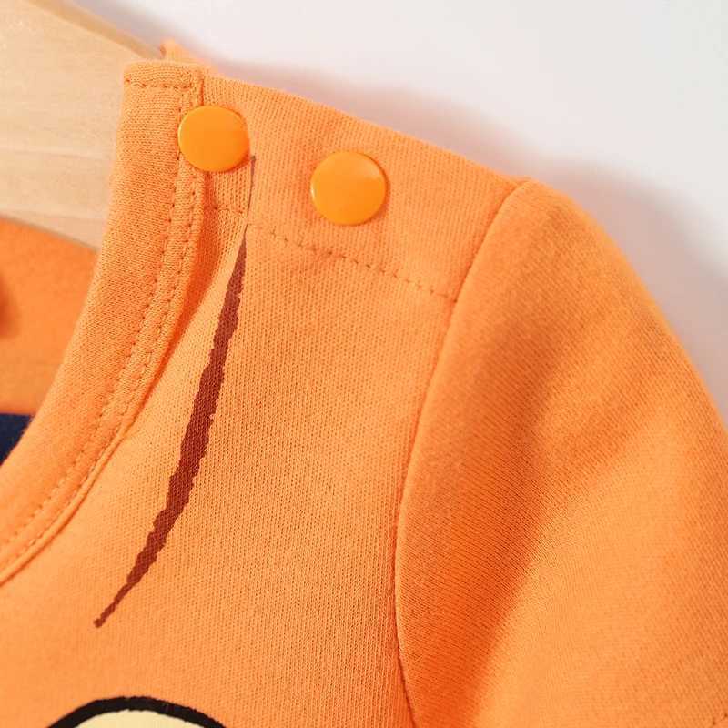Spring and Autumn 0-18 Months Freshman Cartoon Cosplay Cool 100% Cotton Long Sleeve Boys Infants Toddlers Onesie Clothing jumpsuit W240812