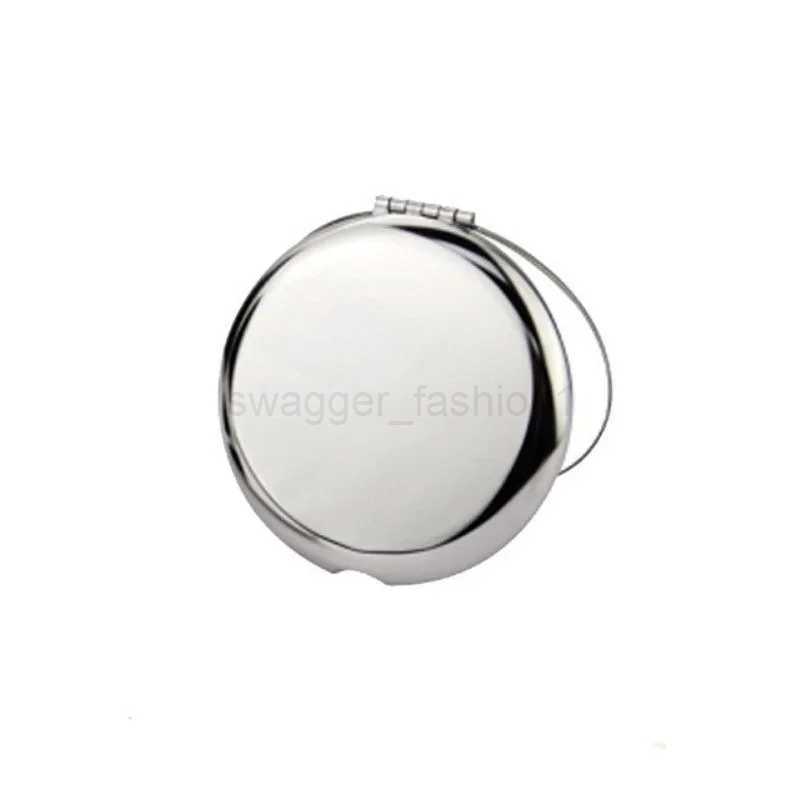 Shatterproof Stainless Steel Ultra Slim Folding Portable Mirror Makeup Unbreakable Camping Mirror For Personal UseTravellingXJ240813