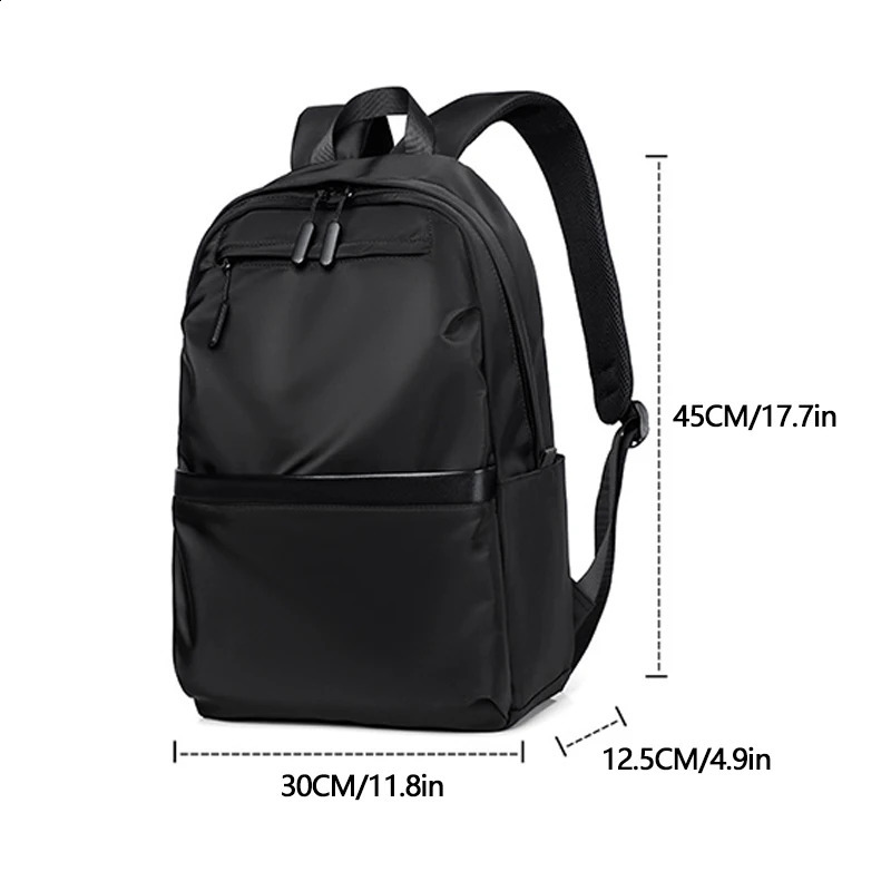 Mens waterproof large capacity ultra light backpack Fashion school 156inch laptop 240813