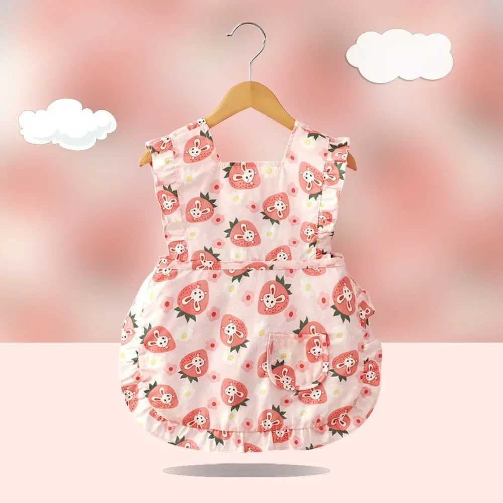Bibs Burp Cloths Baby Sleeveless Cotton Bibs Waterproof Saliva Apron Cartoon Eating Rice Feeding Burp Cover Toddler Infant Clothing AccessoriesL4812