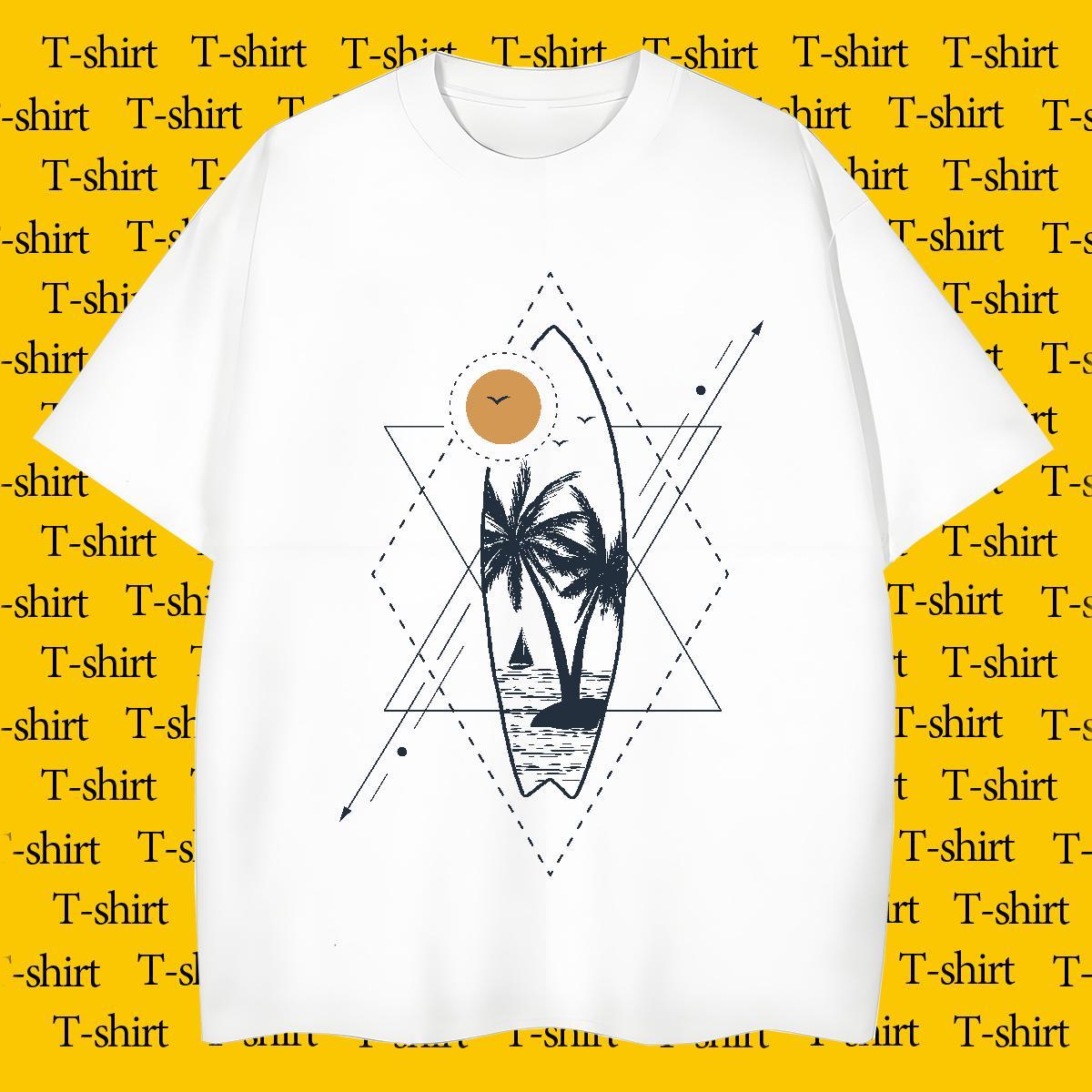 High Quality Men Tshirts Street Casual 100% Cotton 230g DIY Breathable Soft sun Men T Shirts Factory Direct Tees