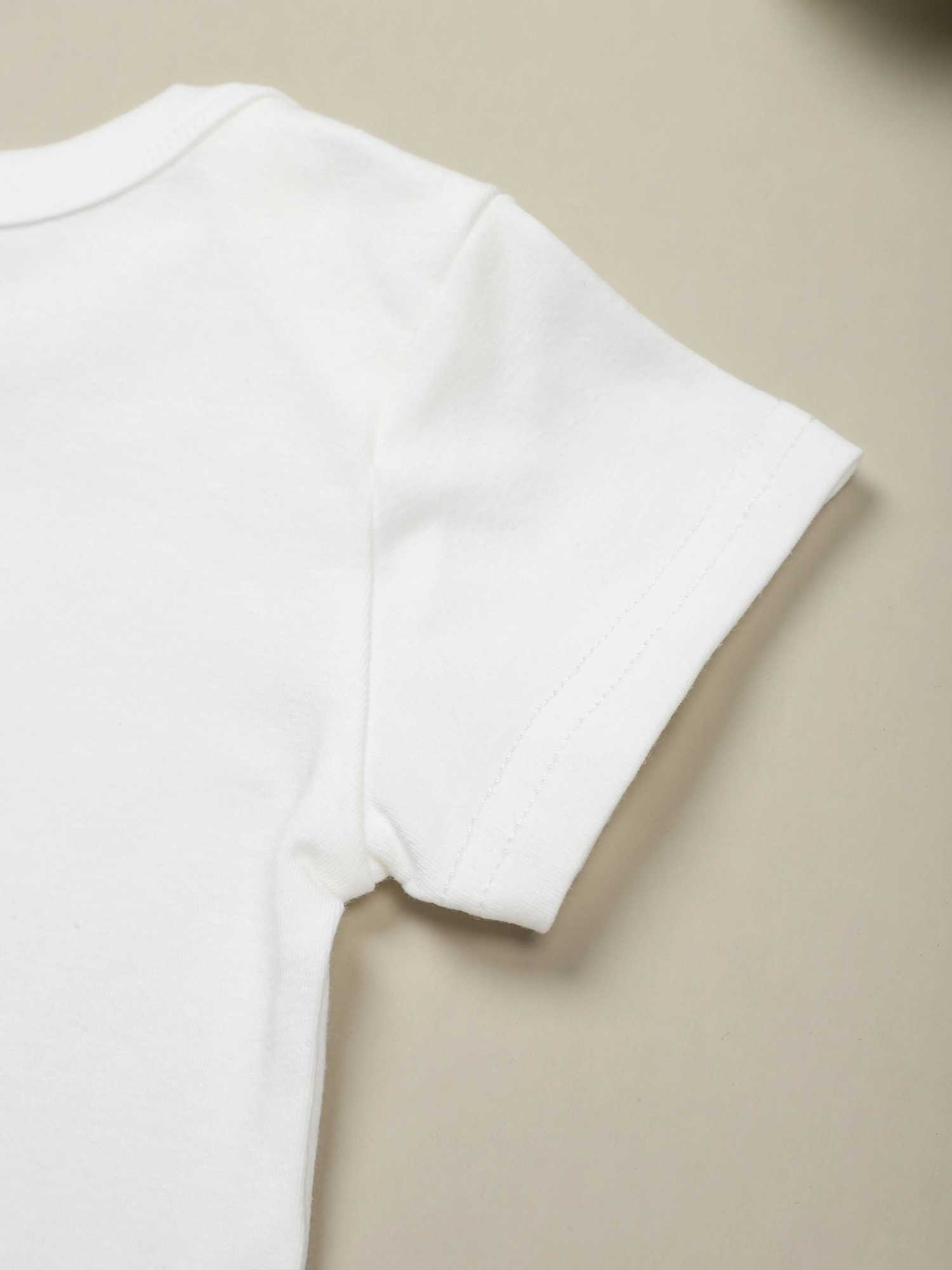 Can I be any cute person? Interesting baby boy and girl clothing aesthetic fashion newborn Onesies cotton short sleeved summer bodysuit W240812