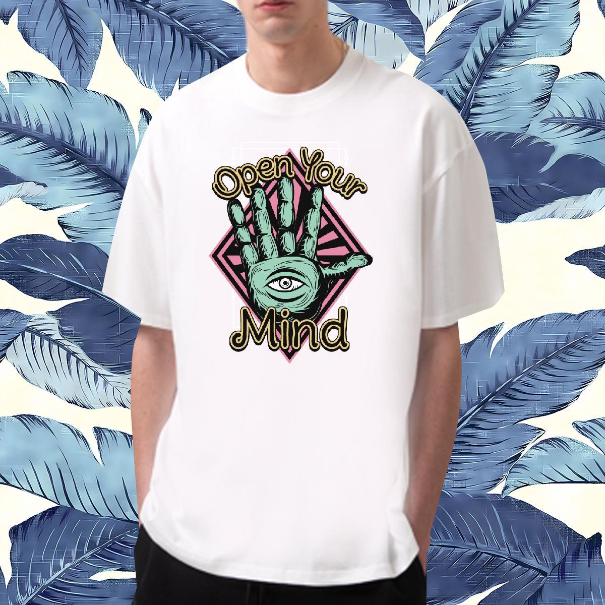 Wholesale hands T shirt Sport Men Tees 100% Cotton 230g 2024 Summer Short Sleeve Soft Skull Polos