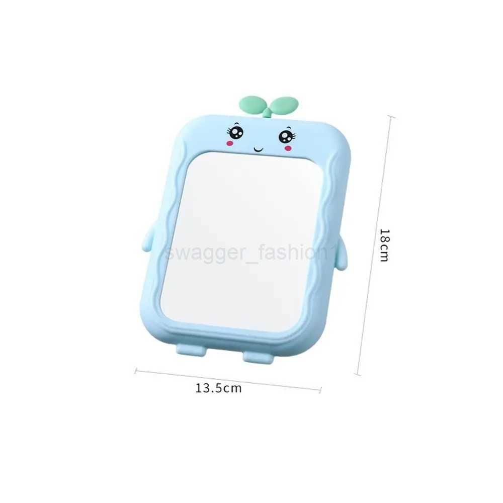 Desktop Makeup Mirror Portable Princess MirrorTable Desk Wall Hanging Dual-Purpose Square MirrorXJ240813