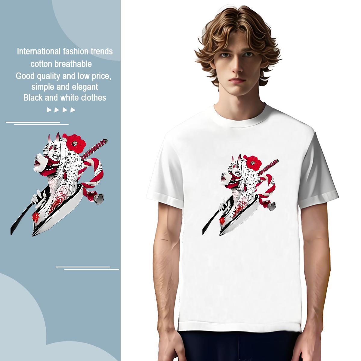 T-Shirts for Men 100% Cotton 230g women Beach Pure Cotton Customized Mens Tshirts Fashion Designer Loose Top Tees