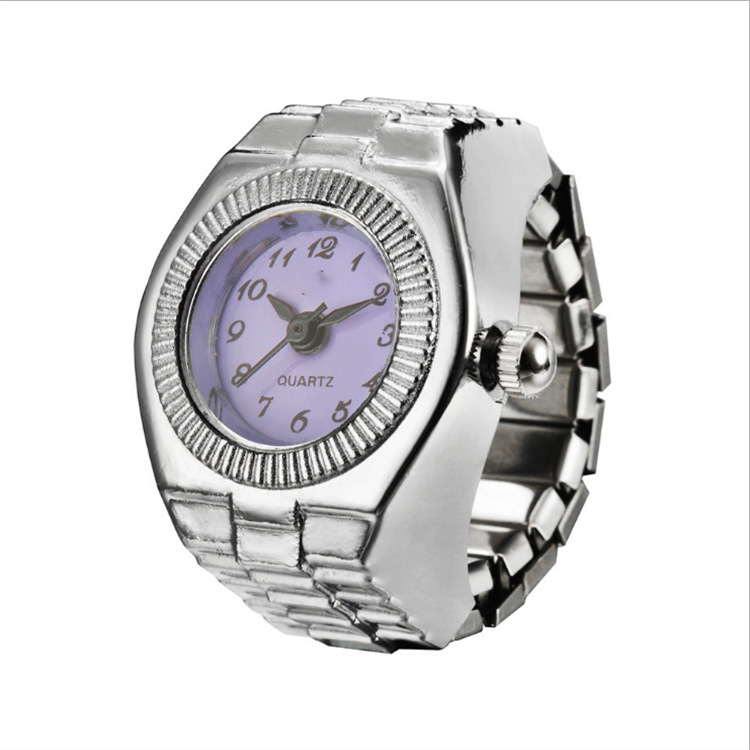 Simple all-in-one ring watch new Korean alloy creative watch ring performance goods R240813