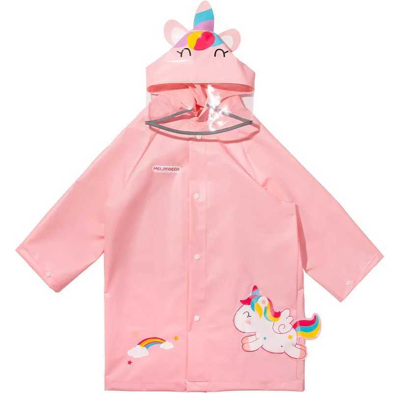 Childrens Raincoat Girls Students Boys Outdoor Thickened Female Kindergarten Portable Womens Poncho Baby Raincoat Y240810
