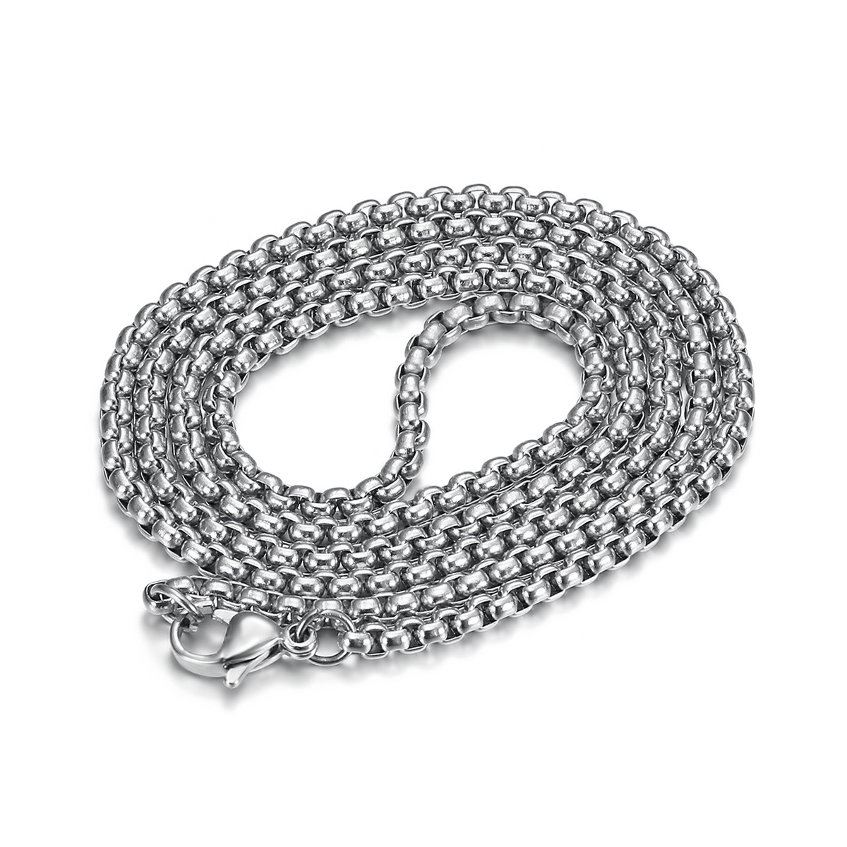Retro Fine Snake Dish Cross Pendant Necklace 316L Stainless Steel Gold Plated Fashion Jewelry Non-fading Not Sensitive Men Jewelry