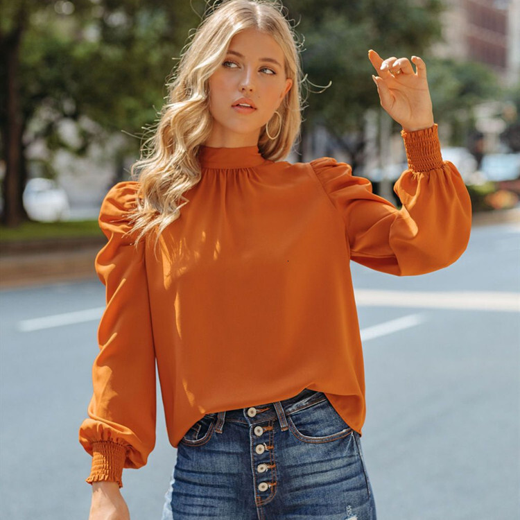 2024 fashion long sleeve women loose blouse ladies shirt tops