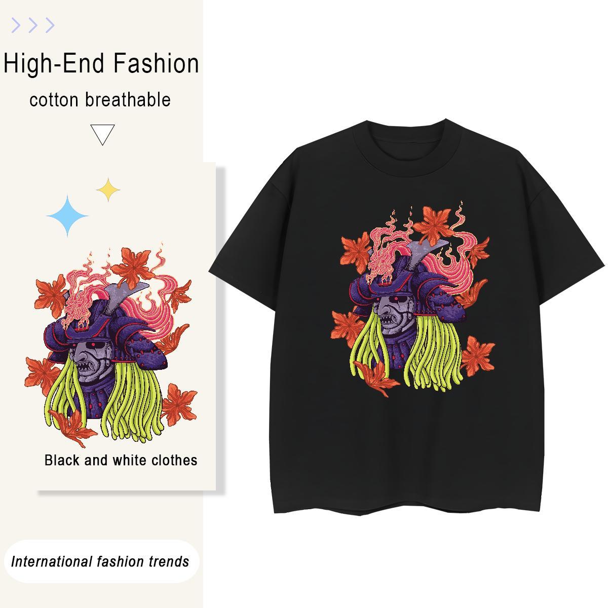 Wholesale Couples T Shirts Summer Casual 230g Pure Cotton Asian Size O Neck Short Sleeves ET T Shirts Men Brand Clothes