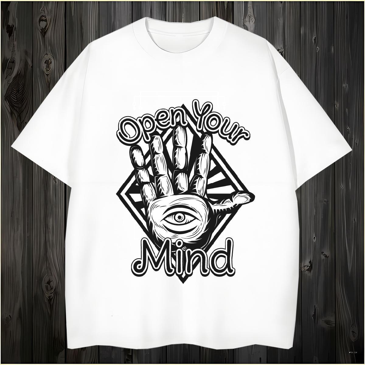 Cool Design hands Mens T Shirts Daily Wear Men Tops Tees 230g 100% Cotton 2024 Summer Pure Cotton White Plus Size Polos