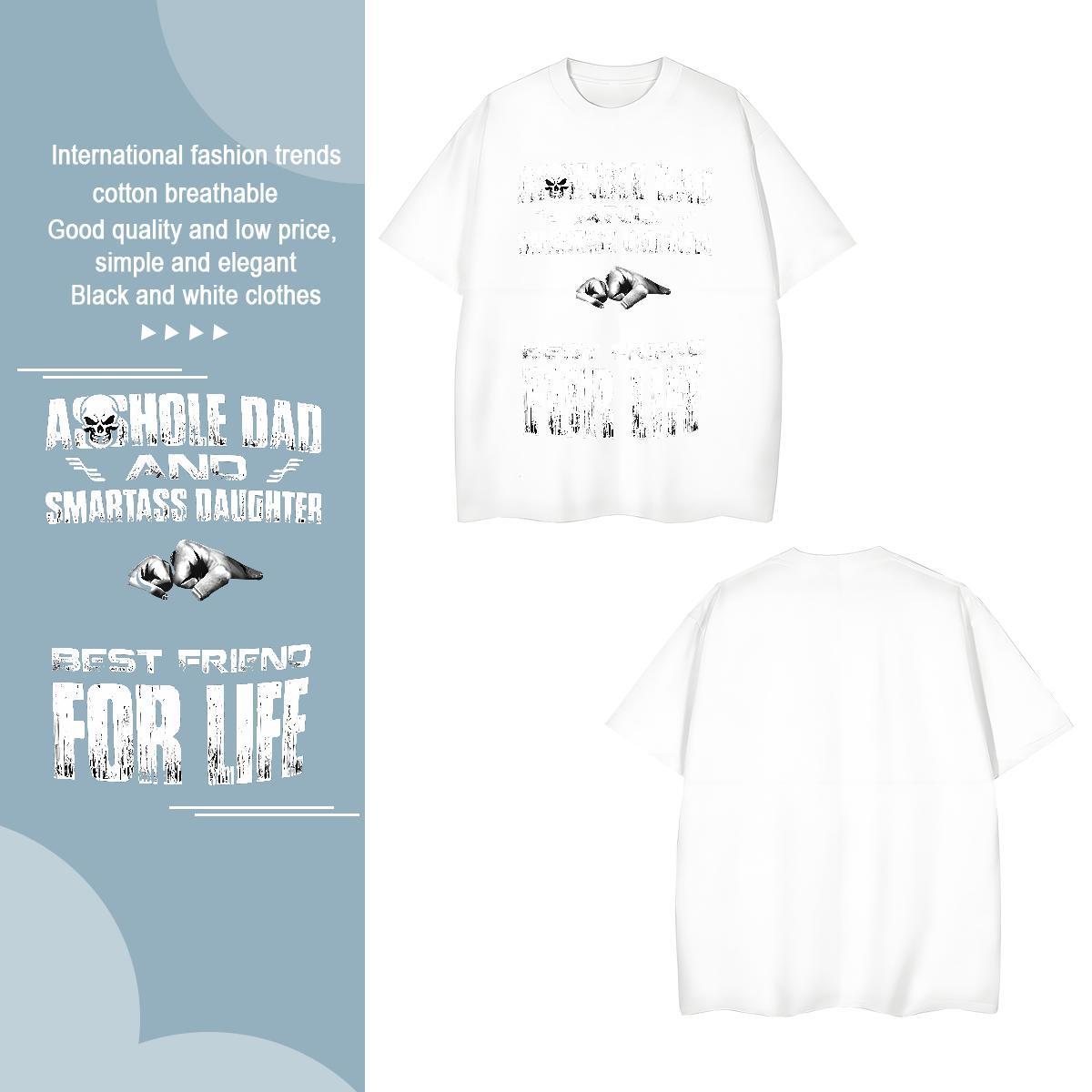Loose letter Mens T Shirts Street wear Hip Hop Men Clothes T-Shirt 230g Cotton Designer O-Neck Short Sleeve DIY Printed Tshirts