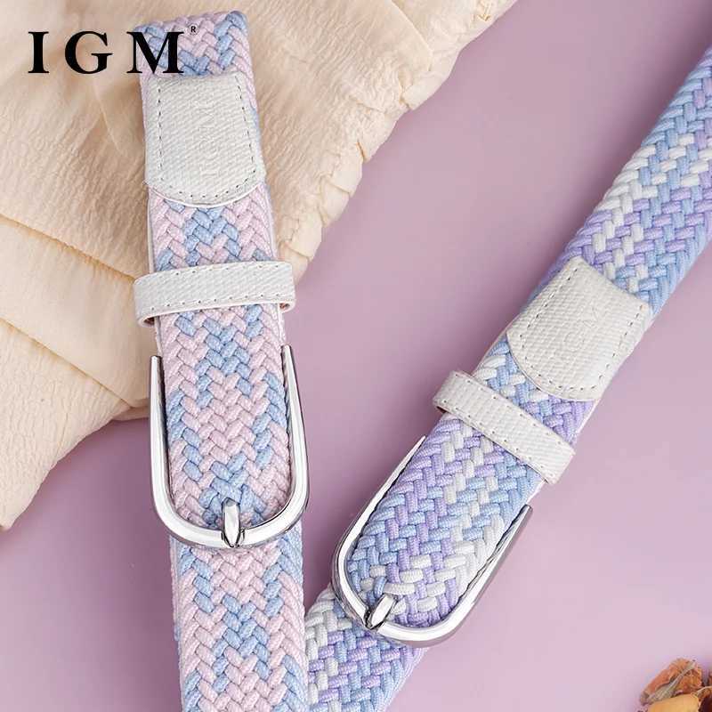 Womens Non Perforated Canvas Casual Womens Elastic Band Student Birthday Gift W240807