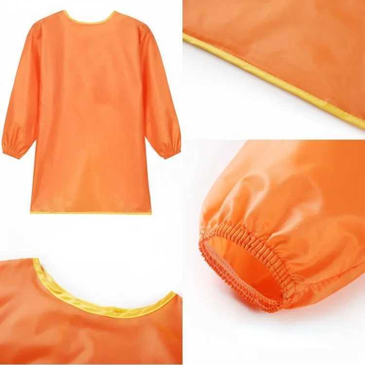 Bibs Burp Cloths Kids Waterproof Long Sleeve Apron Children Painting Drawing Art Aprons Smock Bib Learning Education Interesting Painting ApronL4812