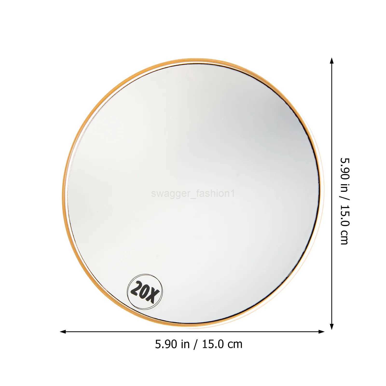 High Magnification Bathroom Mirror Flexible Makeup Mirror 20X Magnifying Mirror With Suction Cups Cosmetics Tools Round MirrorXJ240813