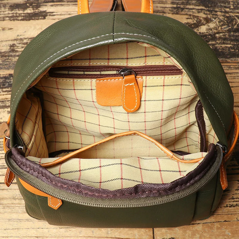 Home Cowboy Mens Green Backpack Youth Retro Womens Small Storage Gift 240813