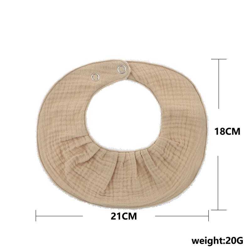 Bibs Burp Cloths Baby Feeding Drool Bib Collar Decoration Saliva Towel Soft Cotton Scarf Burp Cloth for Newborn Toddler G99CL4812