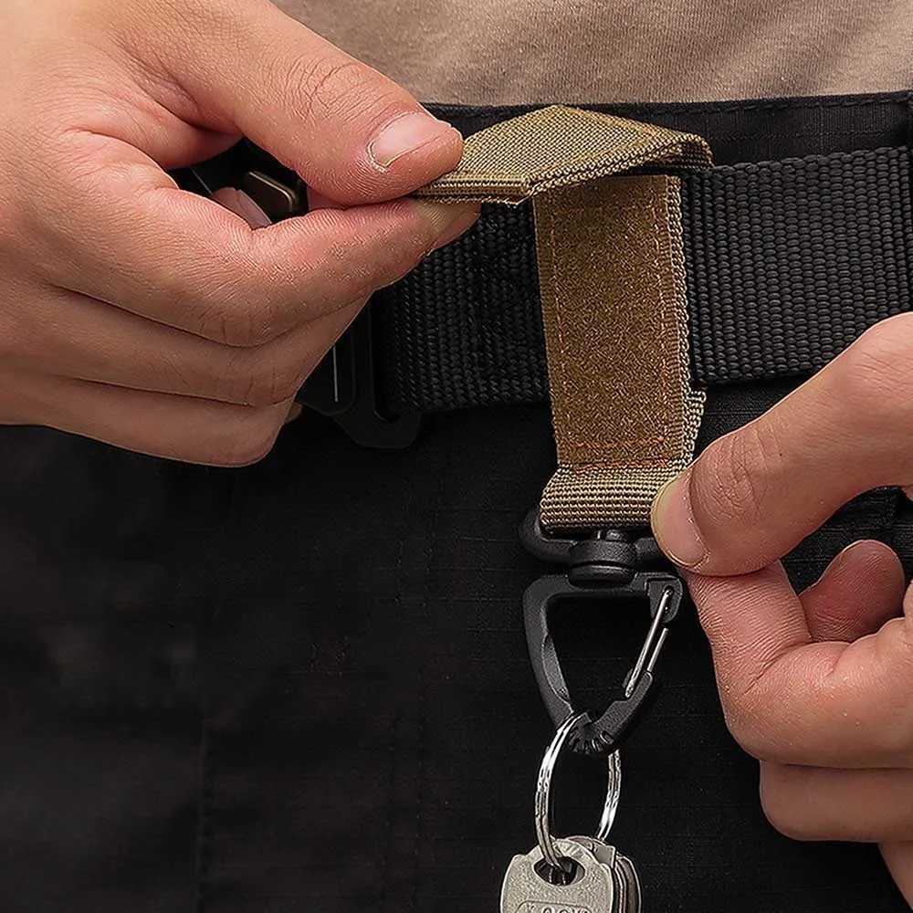 Outdoor nylon Molle tactical backpack buckle key hook webbing buckle system belt buckle suspension camping climbing accessories W240807
