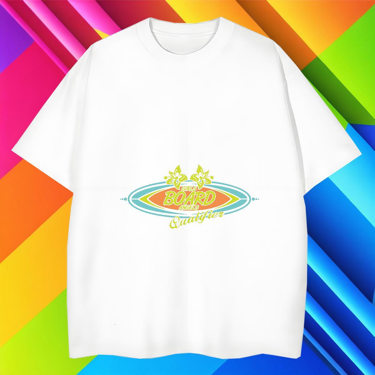 Comfortable letter T Shirts Men Street Casual Mens Tshirts 230g Pure Cotton 2024 DIY Breathable Short Sleeve Cartoon Print Tees Shirts