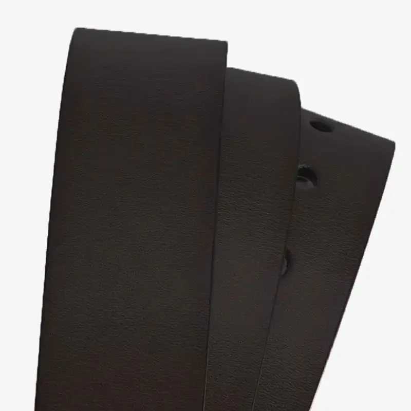 Fashion mens PU alloy square buckle business casual belt winter black mens jeans belt W240807