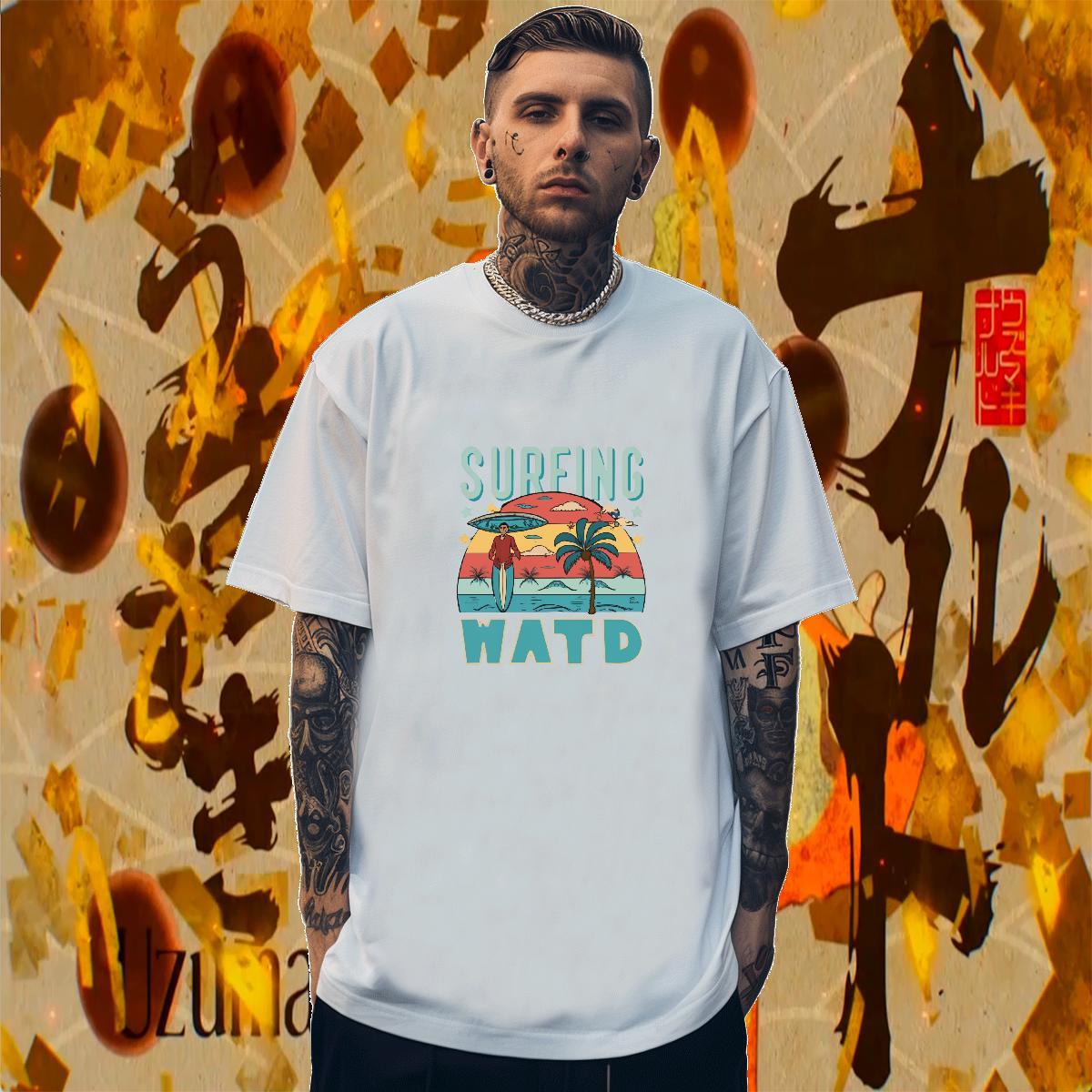 Wholesale Men Tees Spring Summer 230g 100% Cotton DIY Logo Oversized Breathable Short Sleeve beach T-Shirts New Tshirts