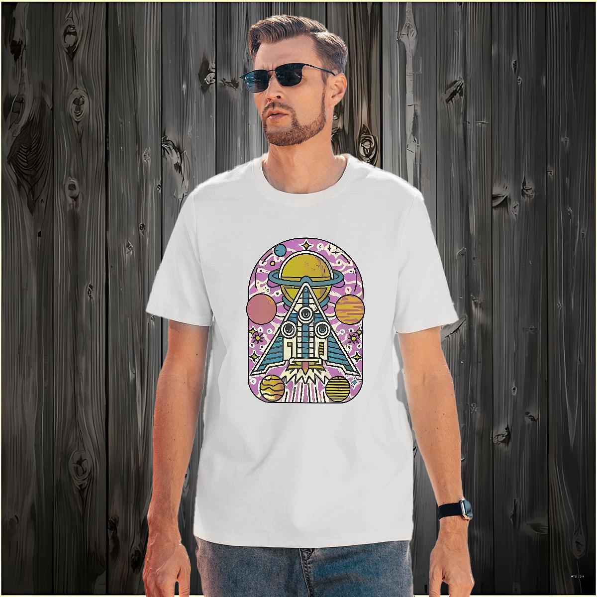 Loose Fit plane T shirt Spring Summer Men Tshirts 230g Cotton Designer Crew Neck Oversized 3XL 4XL Polos