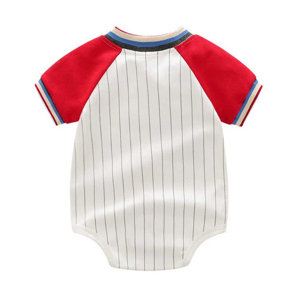 Baby tops boys onesie summer clothing jumpsuit newborn clothing short sleeved bodysuits cotton covers W240812