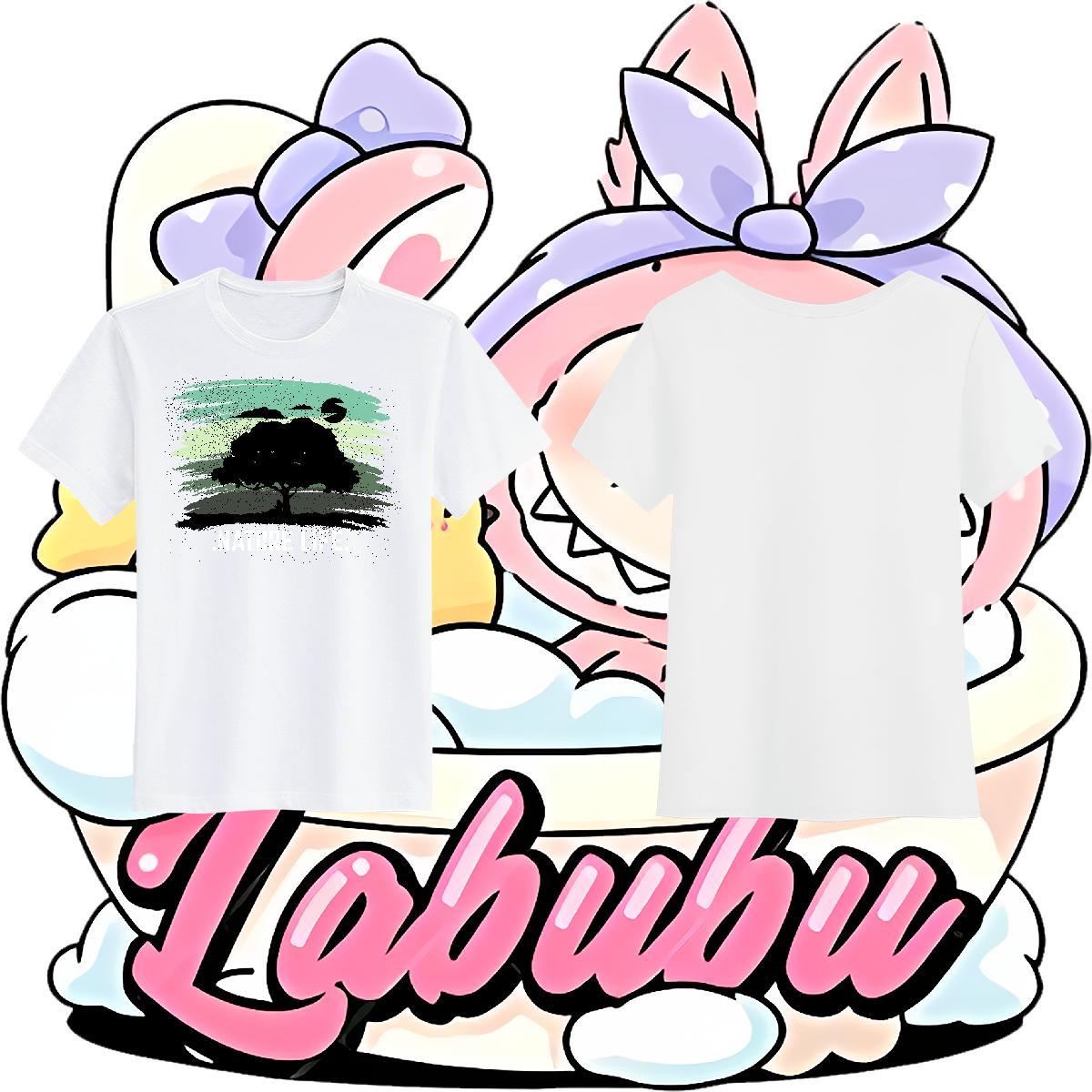 Wholesale Couples T Shirts Summer Casual 230g Cotton DIY Logo Oversized Breathable Short Sleeve tree T Shirt For Man New Tops Shirt