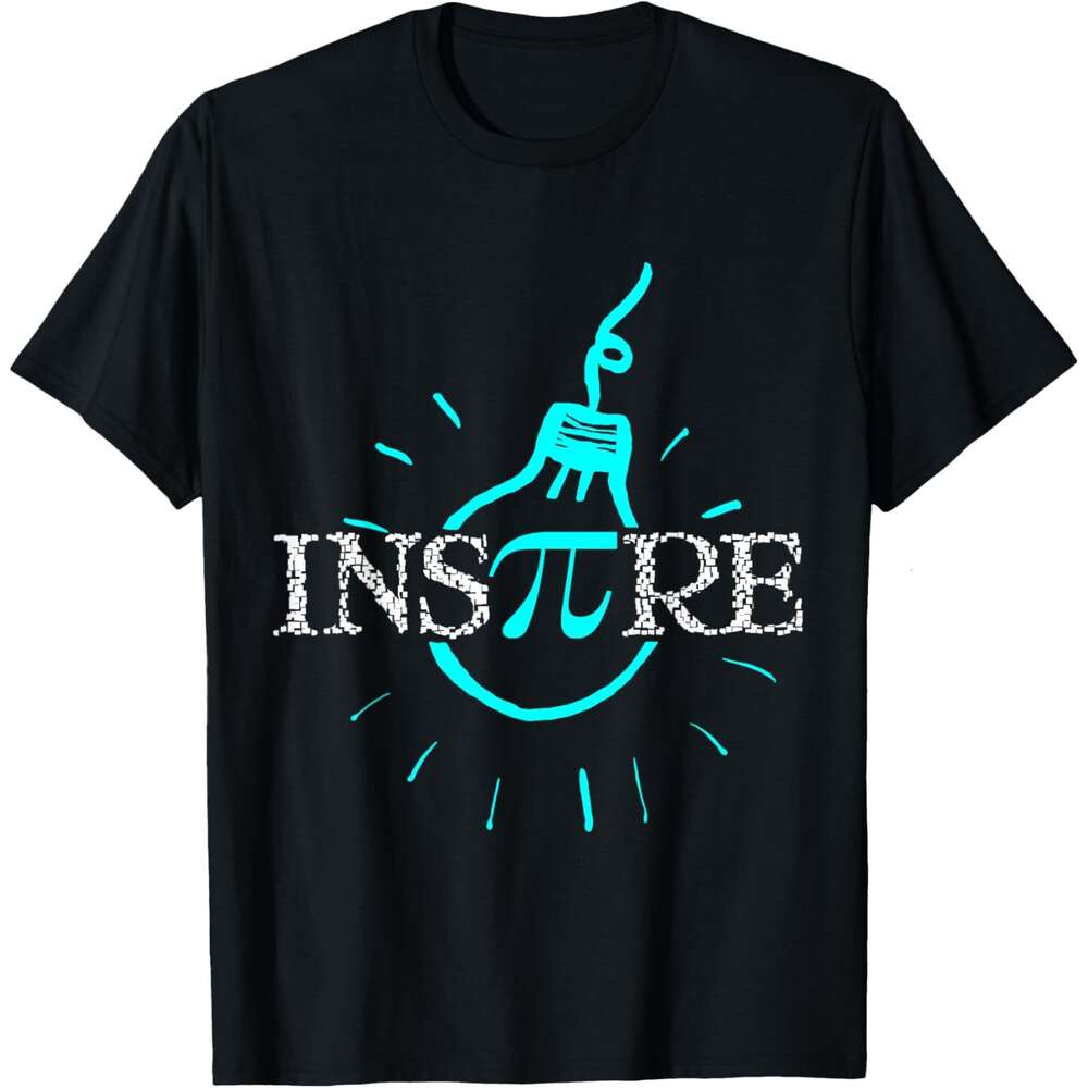 T shirt for Mens Inspire Pi Funny Cool Mathematician science nerd T-Shirt Shirts Tshirt Graphic Tee Casual Tops Clothes Short sleeve