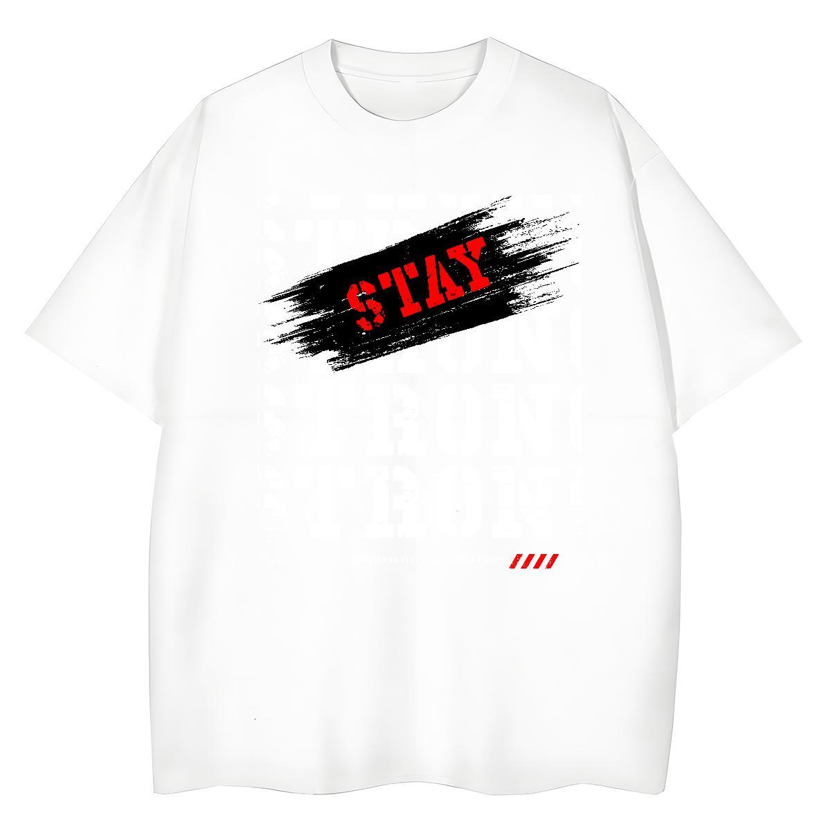 Free Shipping Mens Tshirts Sport 230g 100% Cotton Oversized 4XL Breathable Short Sleeve letter T Shirts Men New Polos