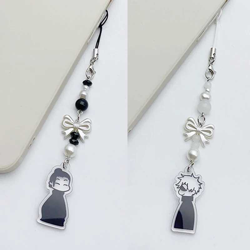 Anime Jujutsu keychain role-playing Geto Suguru Satoru Gojo matching JJK mobile charm accessories pendant keychain bag decoration jewelry W240808