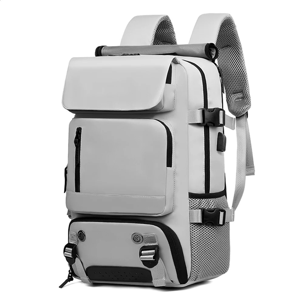Travel backpack travel luggage with large capacity and expandable multiple pockets bag shoe storage 240813